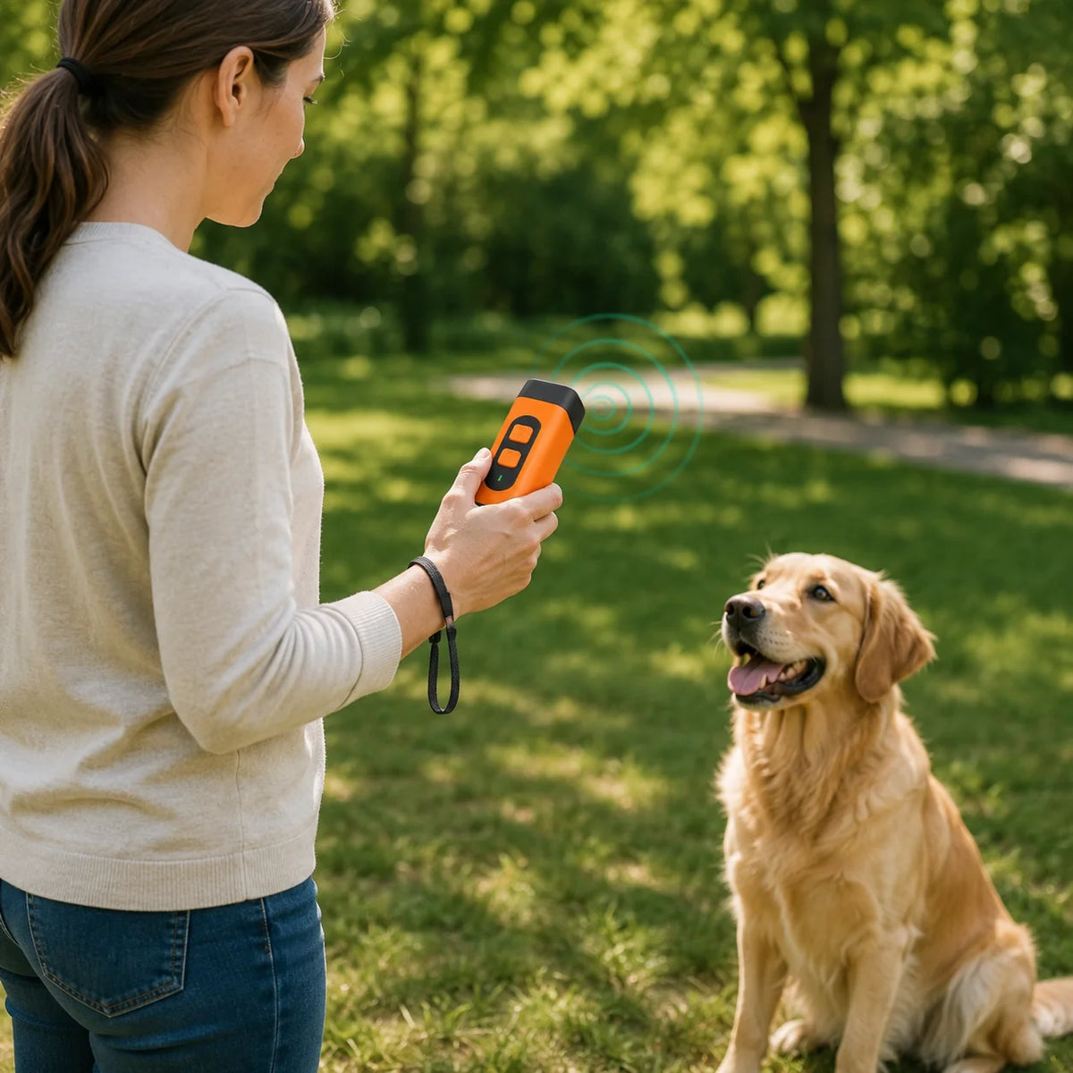 Dog Training Device | Ultrasonic 3-Mode & USB Rechargeable