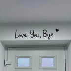 Door Frame Wall Art | Handwritten-Look Vintage Heart & Lightweight Plastic
