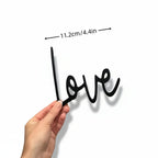 Door Frame Wall Art | Handwritten-Look Vintage Heart & Lightweight Plastic