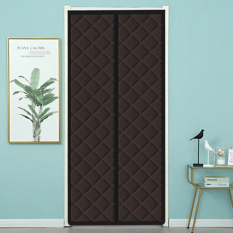 Door Insulation Curtain | Magnetic Closure & Thermal Draft Blocking