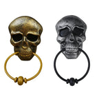 Door Knocker | Weather-Resistant Plastic Skull | Approx. 16 x 14 cm