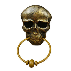 Door Knocker | Weather-Resistant Plastic Skull | Approx. 16 x 14 cm