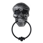Door Knocker | Weather-Resistant Plastic Skull | Approx. 16 x 14 cm