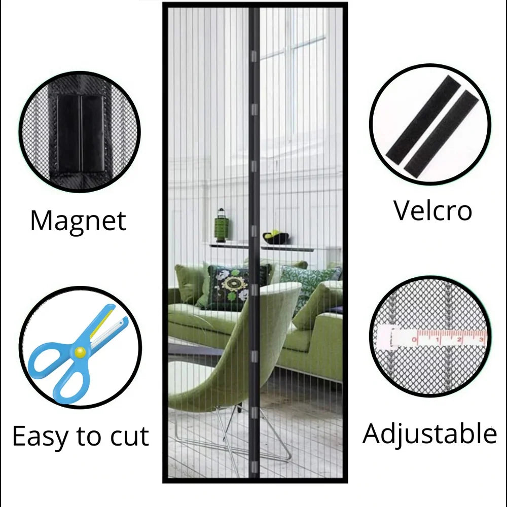 Door Screen | Magnetic Auto-Closure & Adjustable