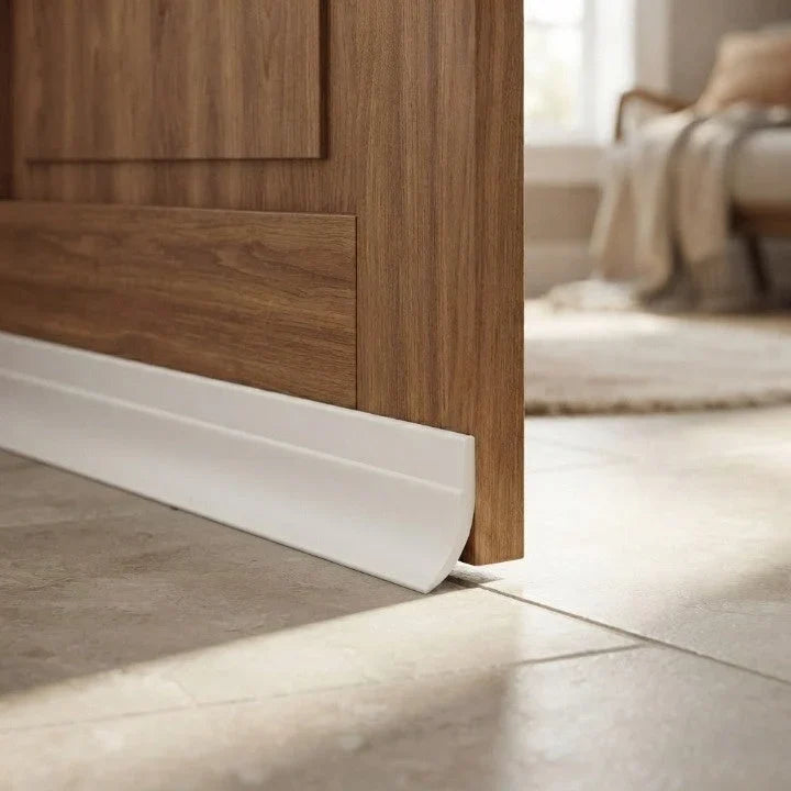Door Seal | Self-Adhesive & Three-Layer Silicone | Seals Gaps Up To 2 cm