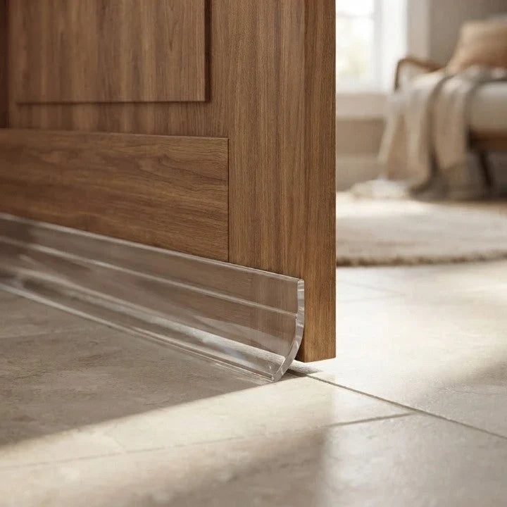Door Seal | Self-Adhesive & Three-Layer Silicone | Seals Gaps Up To 2 cm