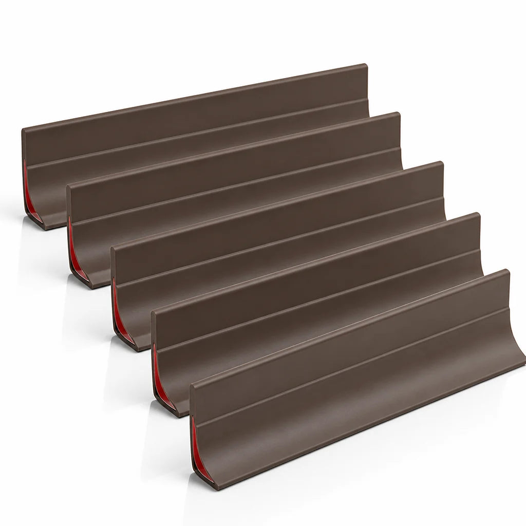 Door Seal | Self-Adhesive & Three-Layer Silicone | Seals Gaps Up To 2 cm