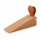 Door Stop | Heavy-Duty Natural Wood & Non-Slip Base