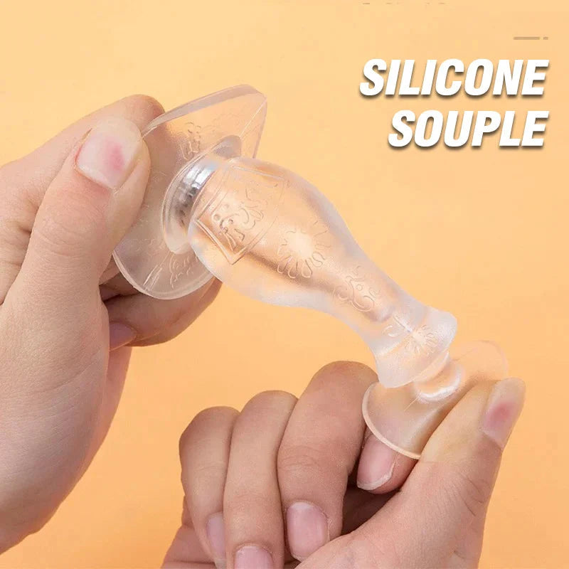 Door Stopper | Transparent Silicone Self-Adhesive & Shock-Absorbing