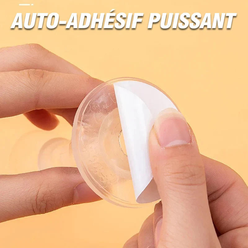 Door Stopper | Transparent Silicone Self-Adhesive & Shock-Absorbing