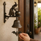 Doorbell | Weatherproof Metal Witch Design