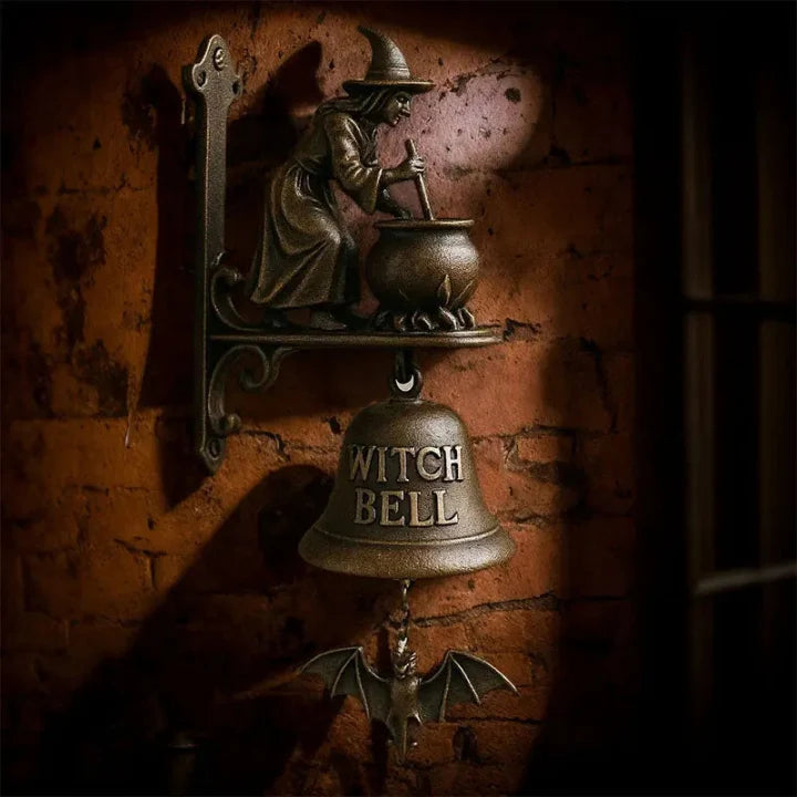 Doorbell | Weatherproof Metal Witch Design