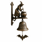 Doorbell | Weatherproof Metal Witch Design