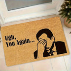 Doormat | Funny Facepalm Design & Non-Slip Memory Foam