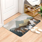 Doormat | Mountain Landscape Design | Non-Slip & Dirt-Trapping | Indoor & Outdoor