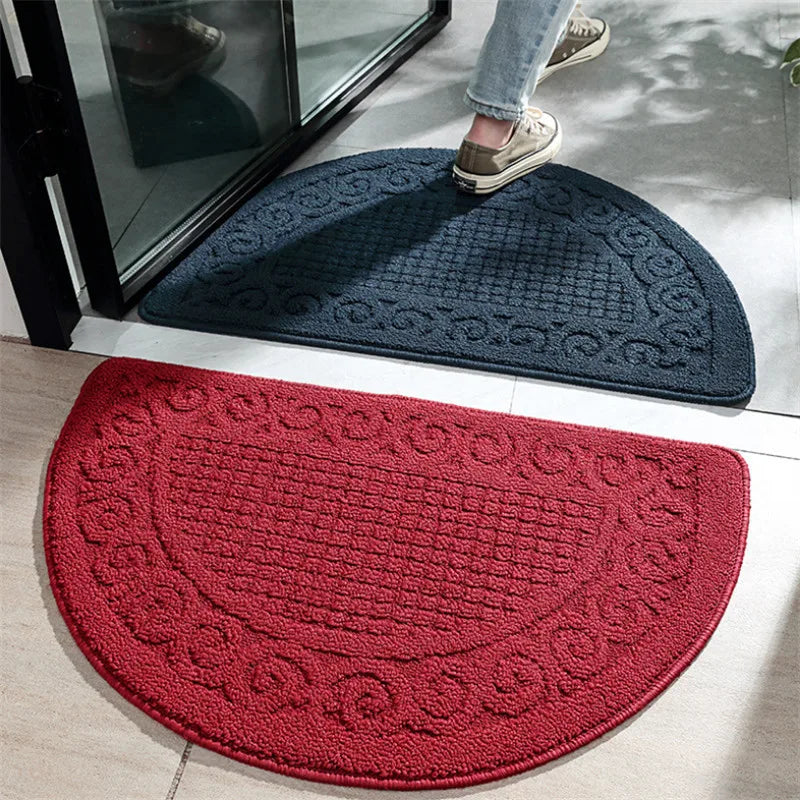 Doormat | Retro Half-Moon Design & Non-Slip Backing