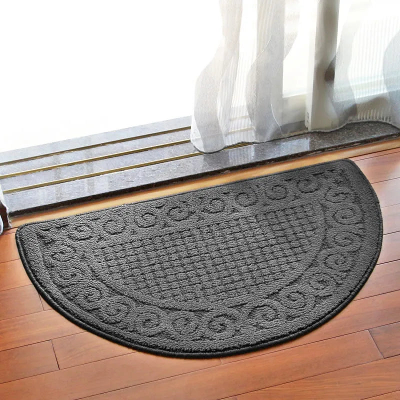 Doormat | Retro Half-Moon Design & Non-Slip Backing