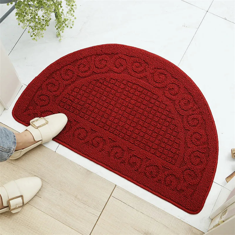 Doormat | Retro Half-Moon Design & Non-Slip Backing