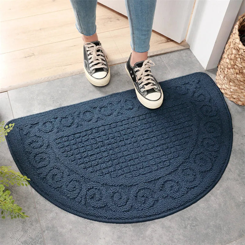 Doormat | Retro Half-Moon Design & Non-Slip Backing