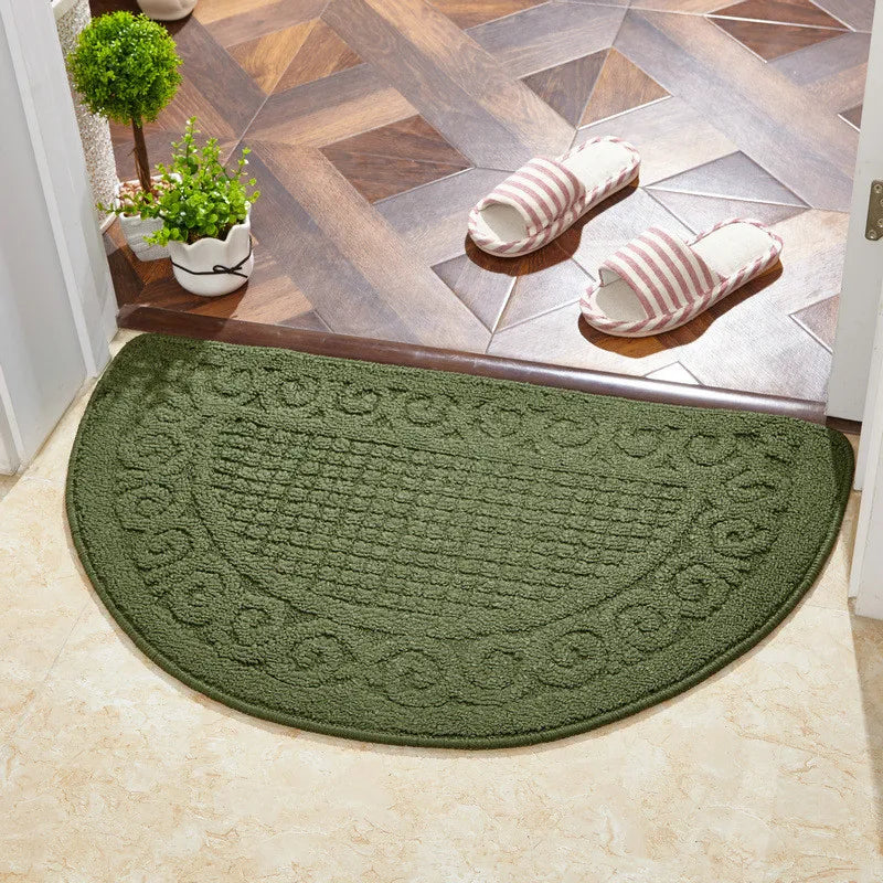 Doormat | Retro Half-Moon Design & Non-Slip Backing