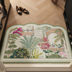 Doormat | Vibrant Floral Design & Non-Slip Backing
