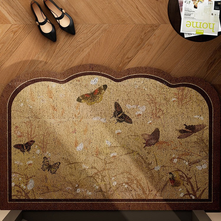 Doormat | Vibrant Floral Design & Non-Slip Backing
