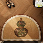 Doormat | Vibrant Floral Design & Non-Slip Backing