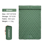 Double Sleeping Pad | Self-Inflating & Integrated Ergonomic Pillow | 200 x 120 cm