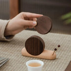 Drink Coasters | Natural Walnut & Stackable