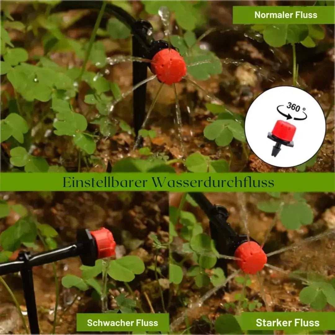 Drip Irrigation Dripper | 360° Adjustable & Water-Saving | Pack of 100