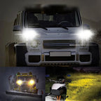 Driving Light | Dual-Beam White & Yellow Fog | IP68 Aluminum Housing