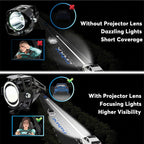 Driving Light | Dual-Beam White & Yellow Fog | IP68 Aluminum Housing