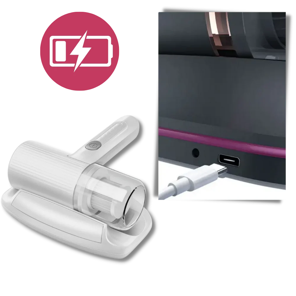 Dust Mite Vacuum | Cordless UV-C & 10,000Pa Suction