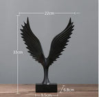 Eagle Sculpture | Spread-Wing Resin & Metallic Finish