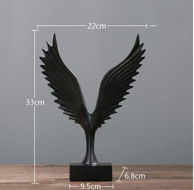 Eagle Sculpture | Spread-Wing Resin & Metallic Finish