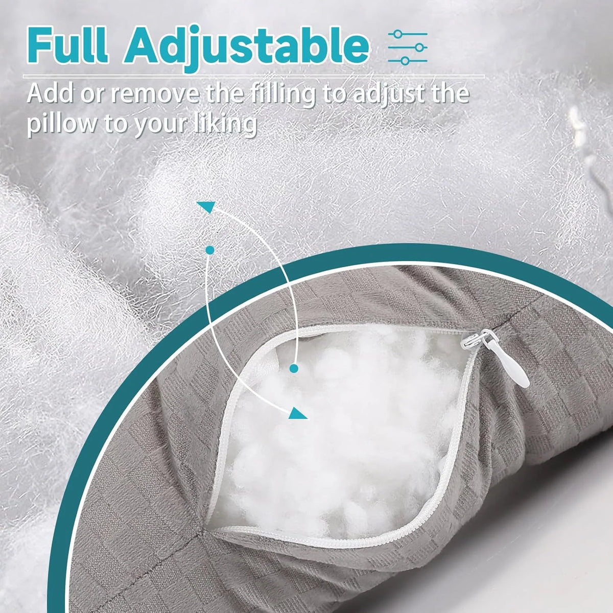 Ear Pillow | Ergonomic Cutout & Pressure Relief | For Side Sleepers