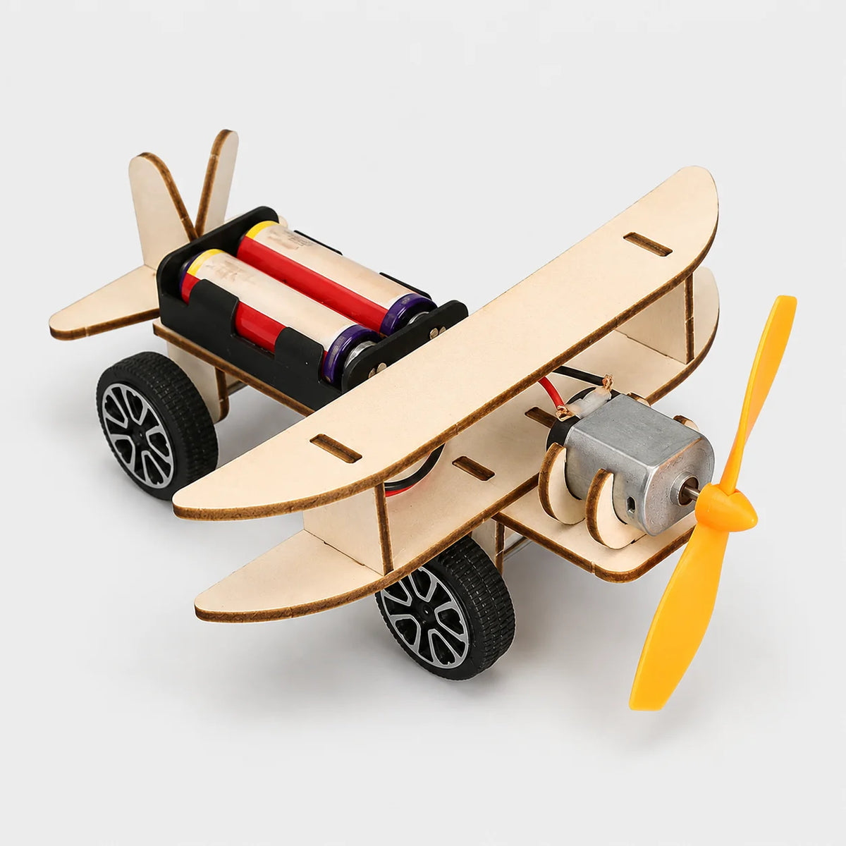 Educational Building Kit | Wooden STEM | Solar & Hand-Crank