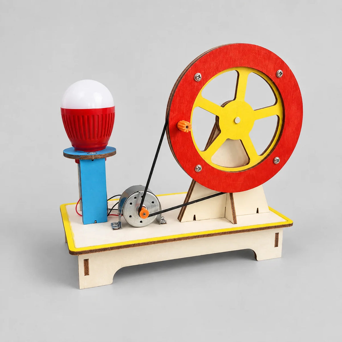 Educational Building Kit | Wooden STEM | Solar & Hand-Crank