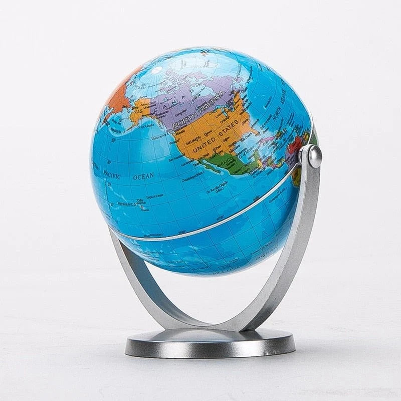 Educational Globe | English-Labeled & Compact | 13 x 10 x 13 cm