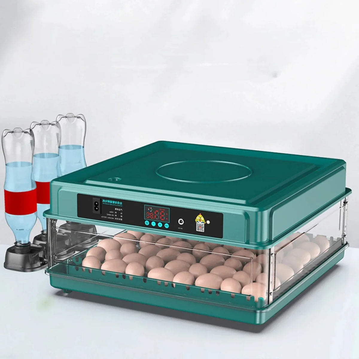 Egg Incubator | Automatic Egg Turner & Built-In Candler | 38-Egg Capacity