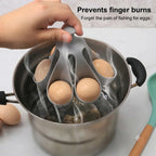 Egg Poacher | Flexible Silicone & Cool-Touch Handle | Holds Up To 6 Eggs