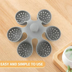 Egg Poacher | Flexible Silicone & Cool-Touch Handle | Holds Up To 6 Eggs