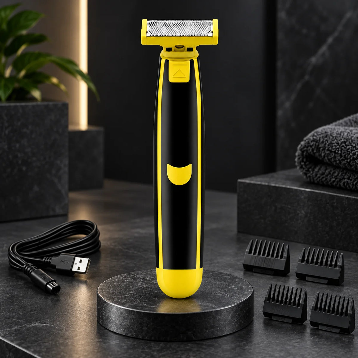Electric Body Shaver | Wet & Dry Hypo-Allergenic Dual-Sided Blade