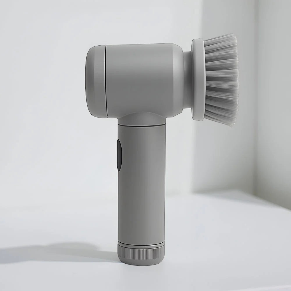 Electric Cleaning Brush | Rotary Action & 5 Interchangeable Heads
