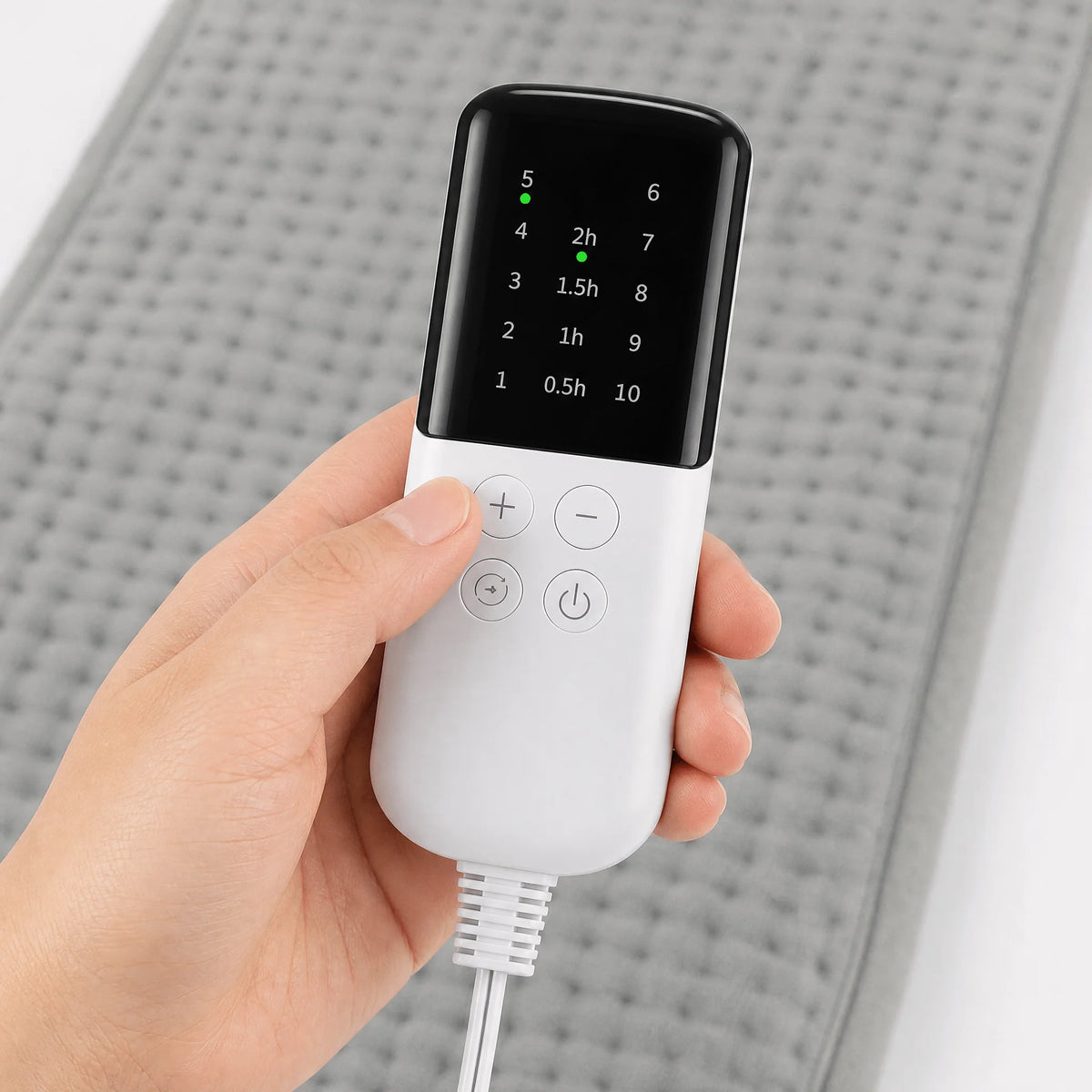 Electric Heating Pad | 10-Level Heat & LCD Timer | 30 × 60 Cm