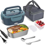 Electric Lunch Box | Stainless Steel & Leakproof | Dual Voltage