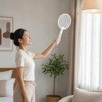 Electric Mosquito Racket | Foldable & USB-Rechargeable LED UV Light