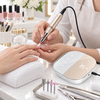 Electric Nail File | Brushless 35,000 RPM & Cordless | Includes 4 Bits