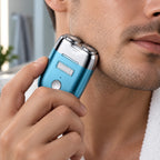 Electric Shaver | Quiet Dual-Head & Waterproof