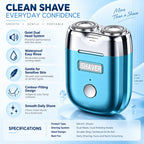 Electric Shaver | Quiet Dual-Head & Waterproof
